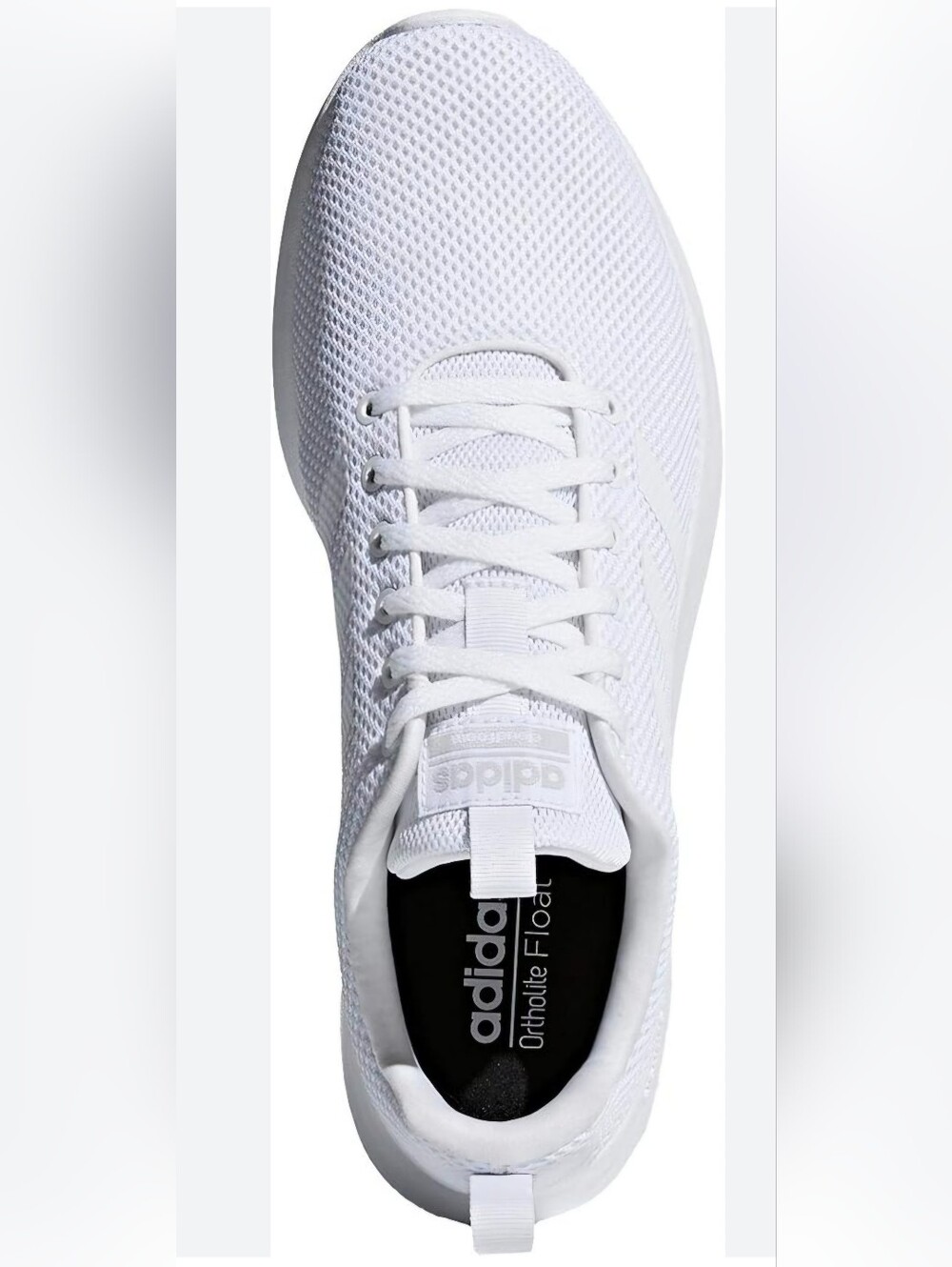adidas White Mesh Lace-Up Runner